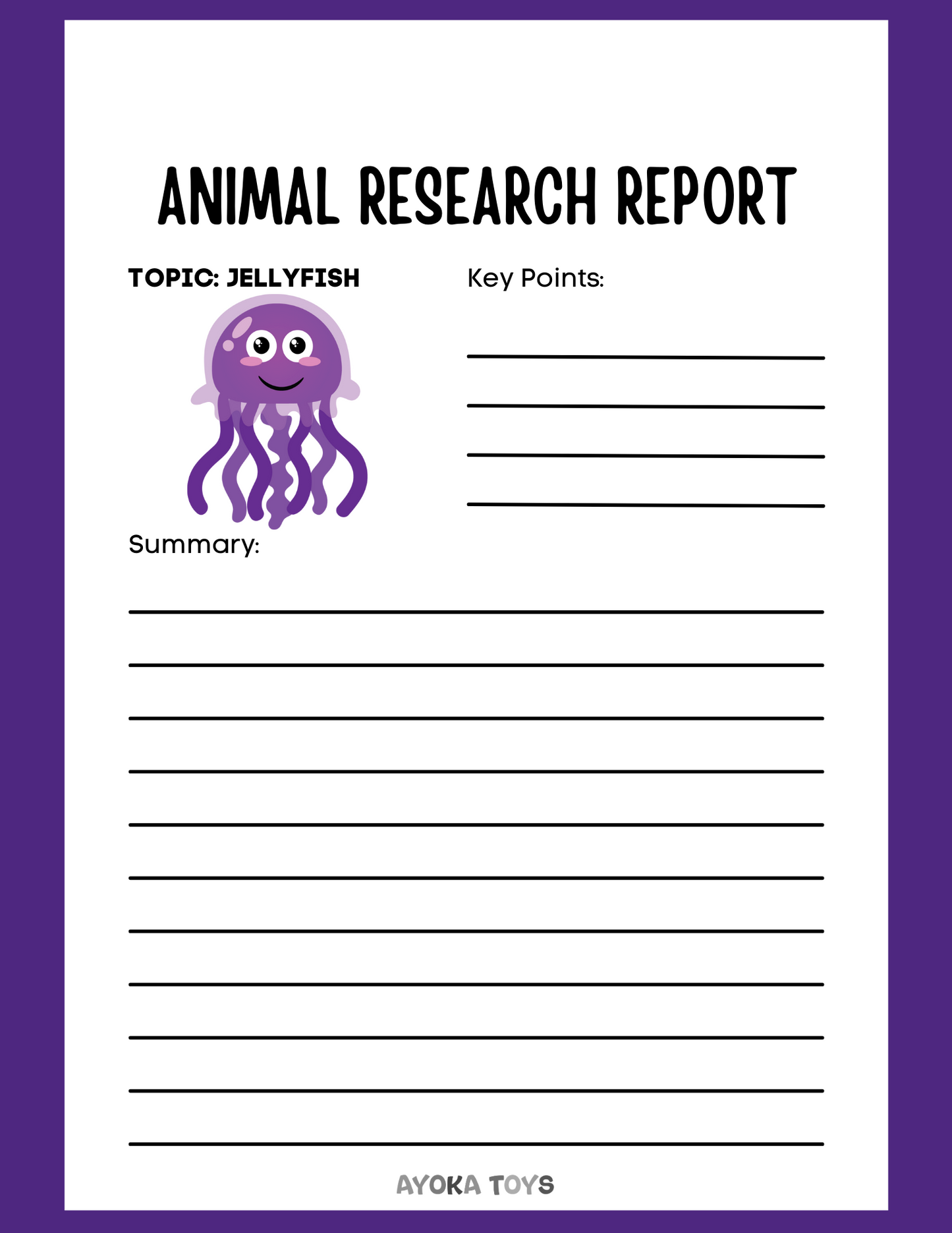 Animal Research - Jellyfish