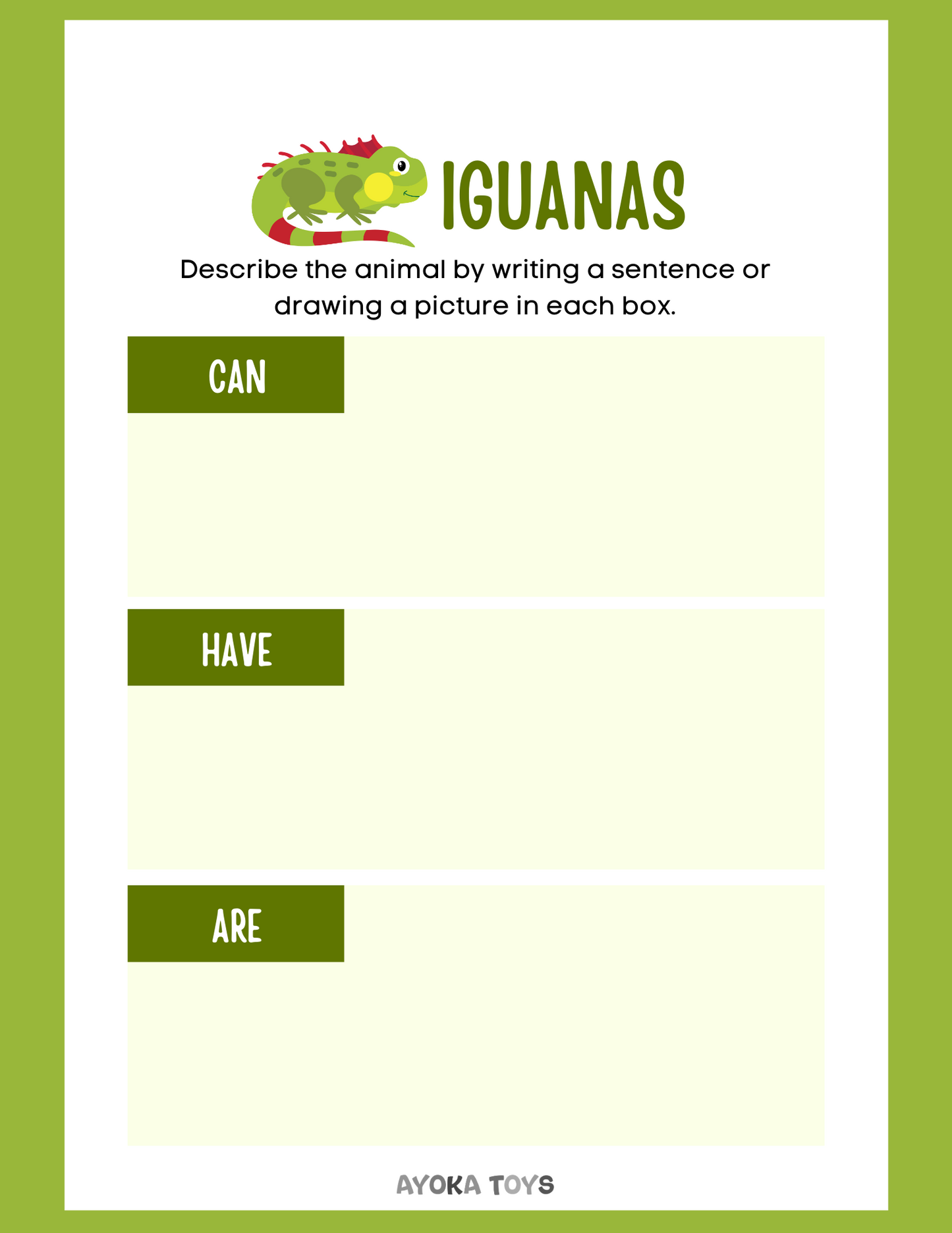 Animal Research - Iguanas